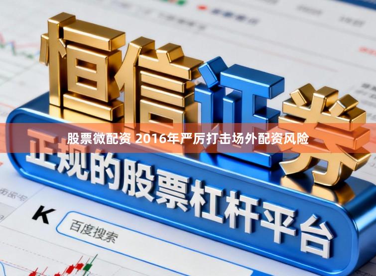 股票微配资 2016年严厉打击场外配资风险